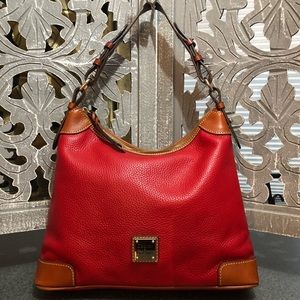 Dooney & Bourke Pebble Leather Hobo Bag